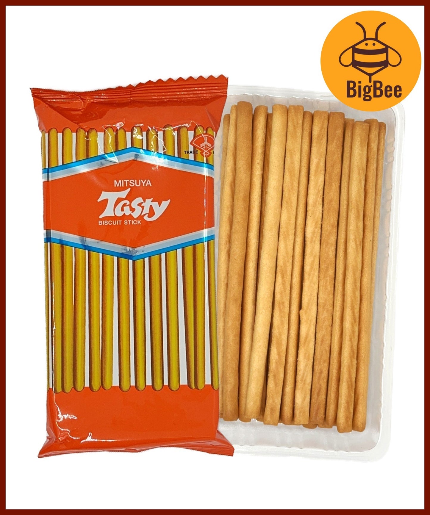 Mitsuya Tasty Biscuit Sticks - 18g/pack Tasty Biscuit Sticks Traditional Old School Snack