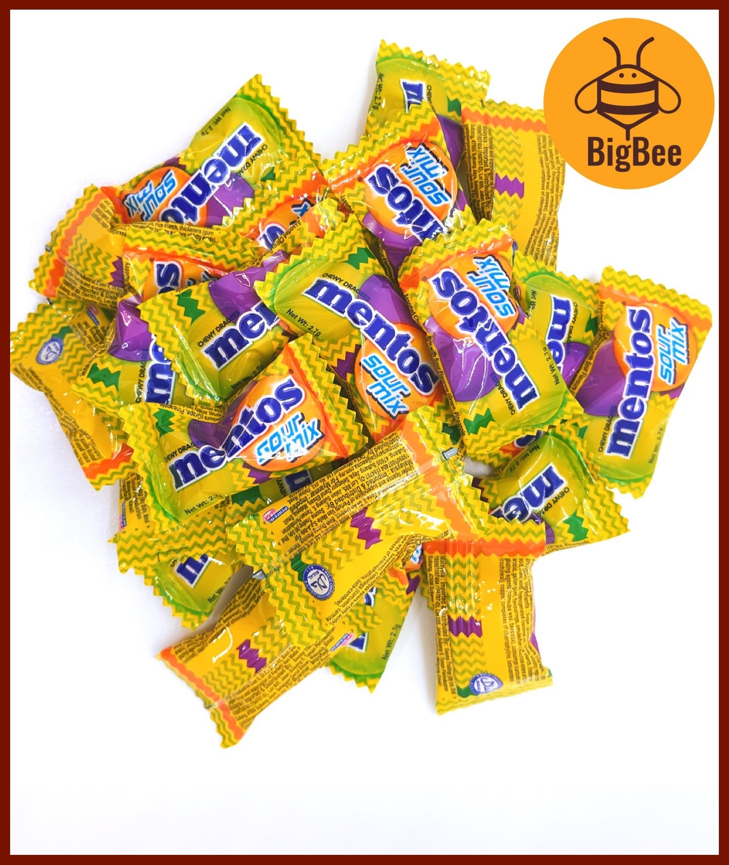 Mentos Chewy Dragees - 200g / 500g Mentos Candy Mint / Menthol Mint / Grape / Fruit / Sour Mix Fruit