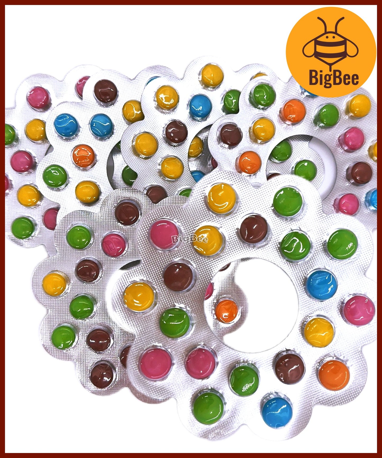 Mommom Chocolate Candy - 7g x 10's EyeGlass / 12g x 6's Bangle Old School Chocolate Snack