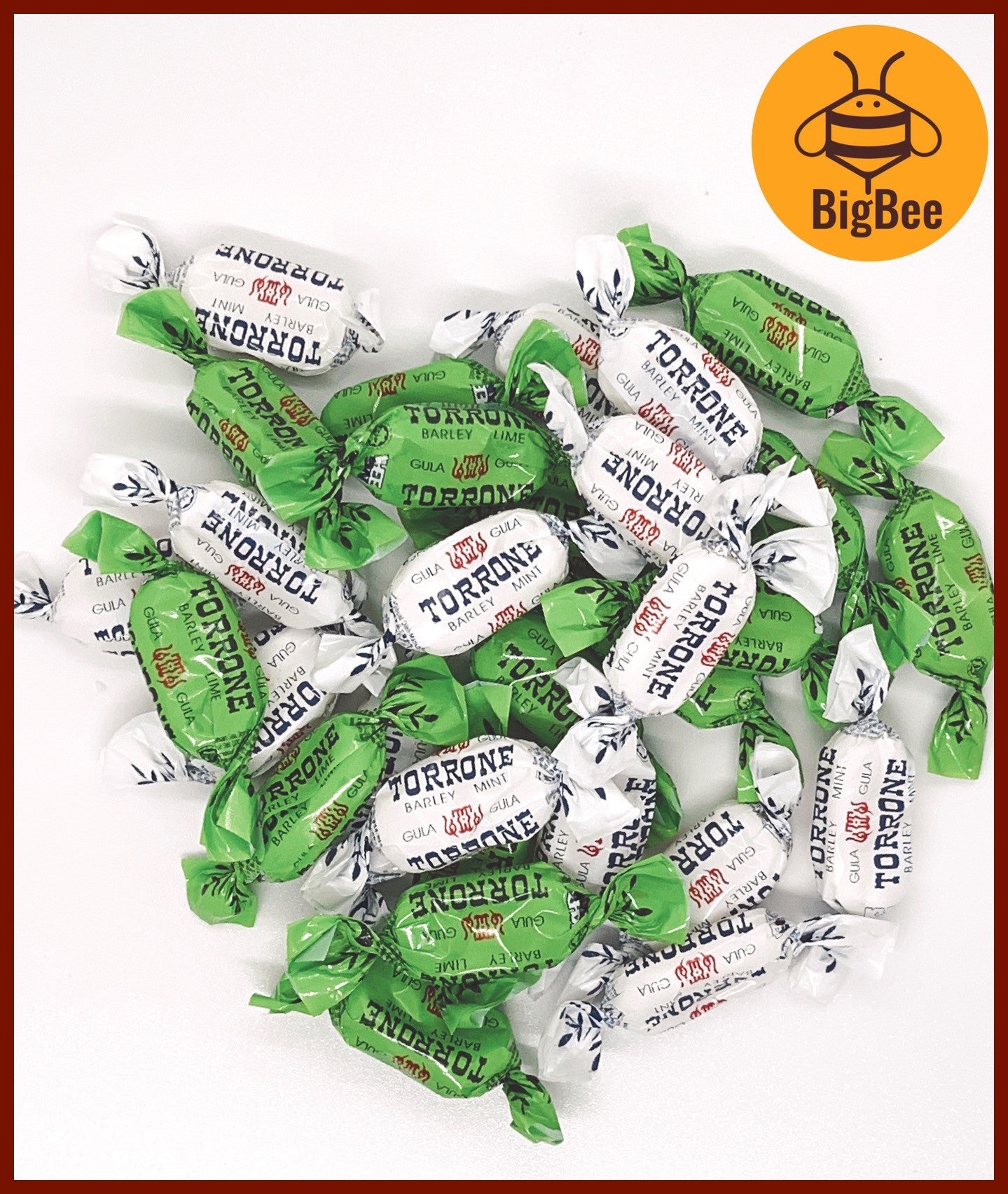 Torrone Assorted Flavour Candy - 200g / 500g (pkt) Barley Mint/Barley Lime/Top Orange/Choco Mint/Butter Mint/Cool Mint