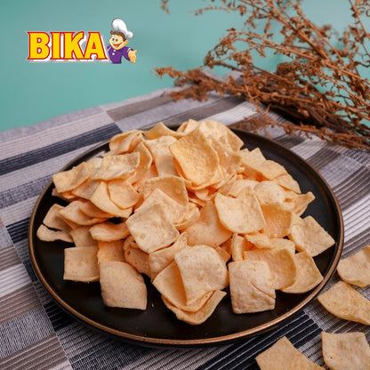 Bika Crackers - 60g/pack Chicken Snacks / Chicken Crackers / Vegetable / Honey Crab / Seafood / Cuttlefish / Honey Prawn