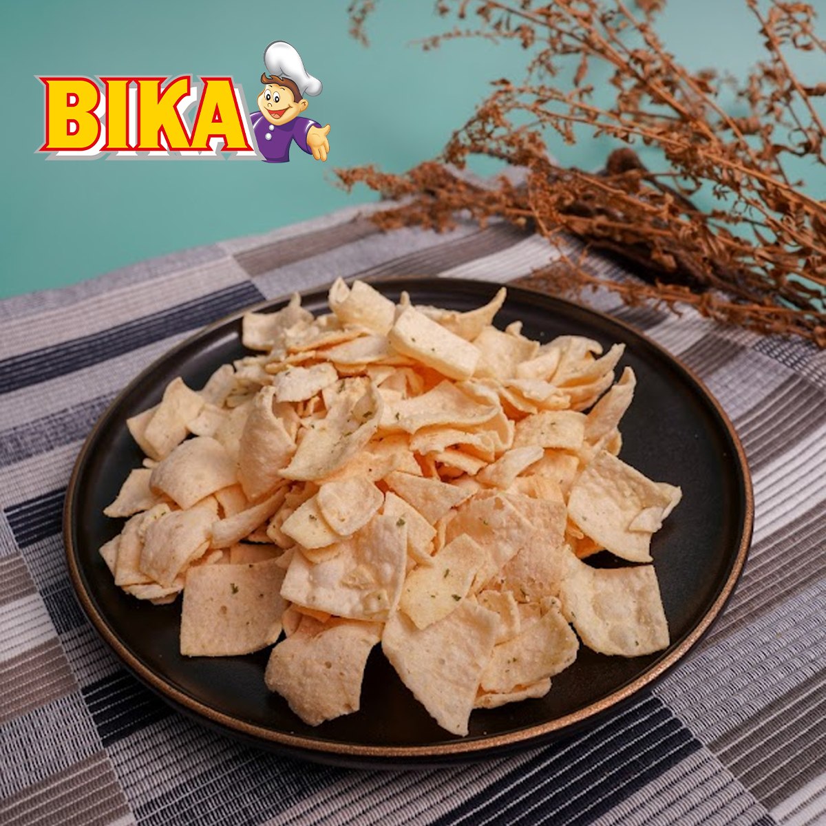 Bika Crackers - 60g/pack Chicken Snacks / Chicken Crackers / Vegetable / Honey Crab / Seafood / Cuttlefish / Honey Prawn