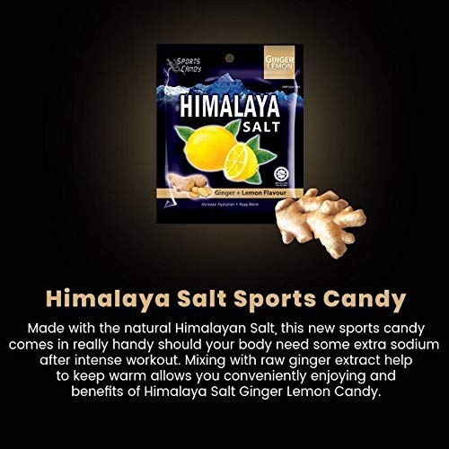 Himalaya Salt Sports Candy - 15g-25g/pkt Lemon/Ginger Lemon/Honey Lime/Peppermint/Honey Lemon/Berry Sakura/Altice Fresh