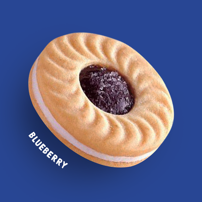 Dewberry Sandwich Cookies - 324g (27gx12packs) With Blueberry / Strawberry / Melon Flavored Jam Dewberry Biscuit Box