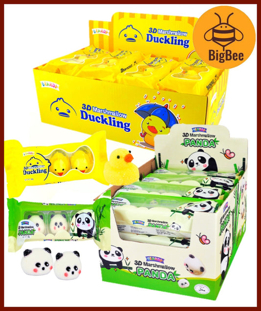 Beardy 3D Marshmallow - 30g/pkt  Duckling / Panda