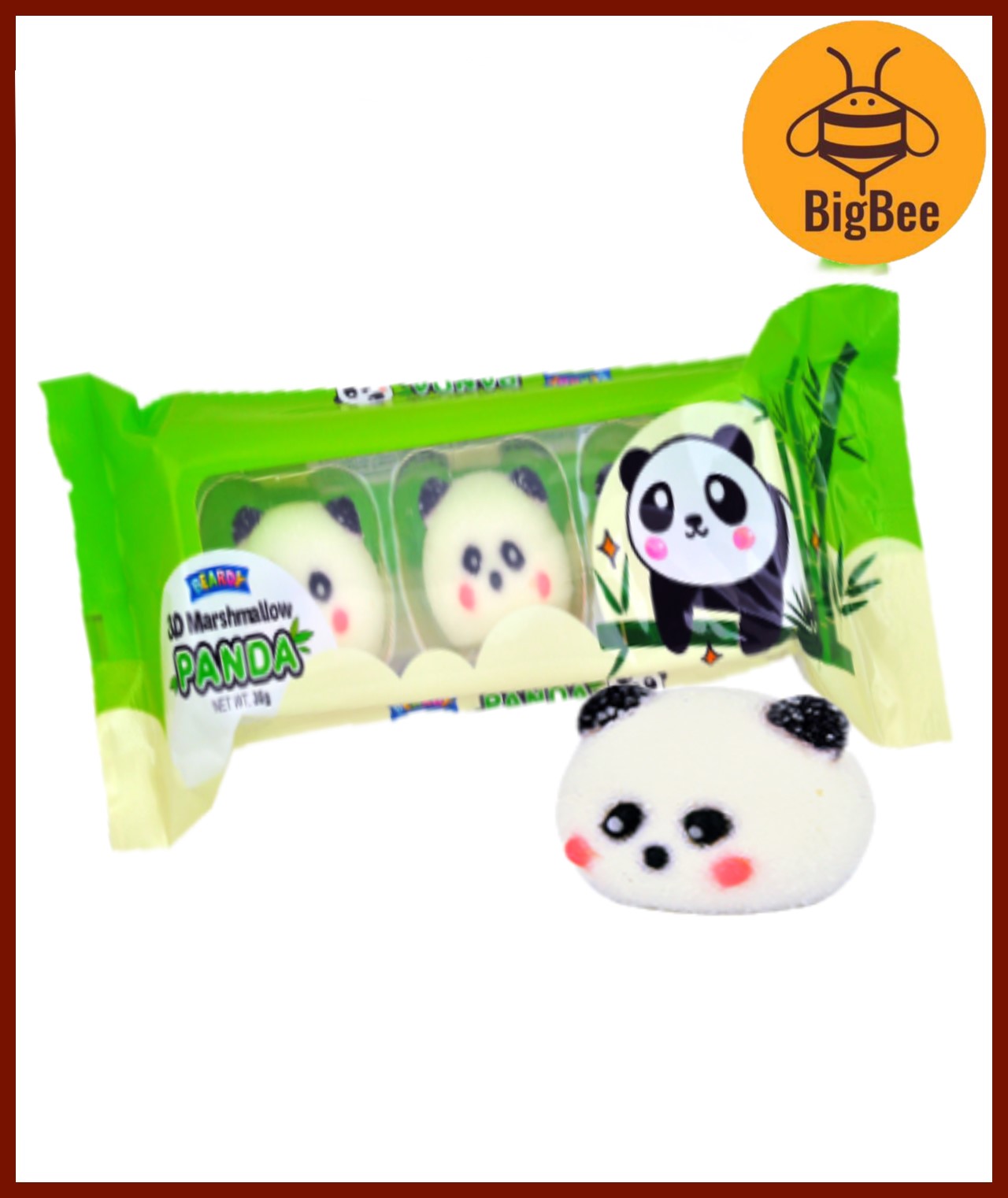 Beardy 3D Marshmallow - 30g/pkt  Duckling / Panda