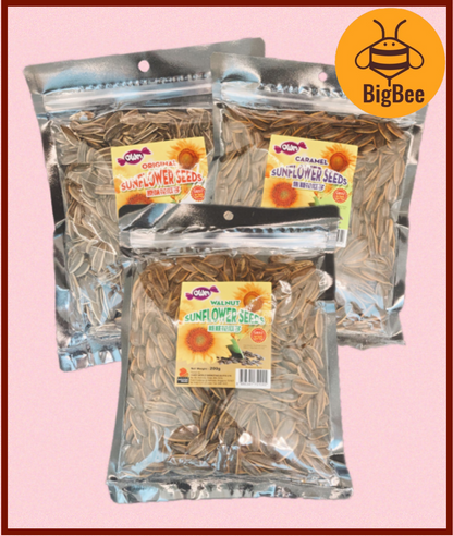 CWM Sunflower Seeds Original / Caramel / Walnut - 200g x 2pkts