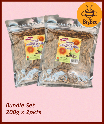 CWM Sunflower Seeds Original / Caramel / Walnut - 200g x 2pkts