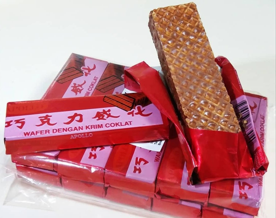 Apollo Wafer - 12g x 24pcs Milk Chocolate Wafer Cream / Milk Wafer Cream