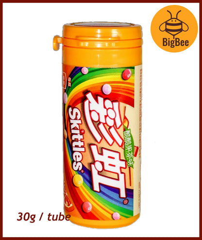 Skittles Tube Candy - 30g / tube Original / Sour / Fruit Berry / Flower Fruit / Yogurt / Fruit Tea Rainbow Candies