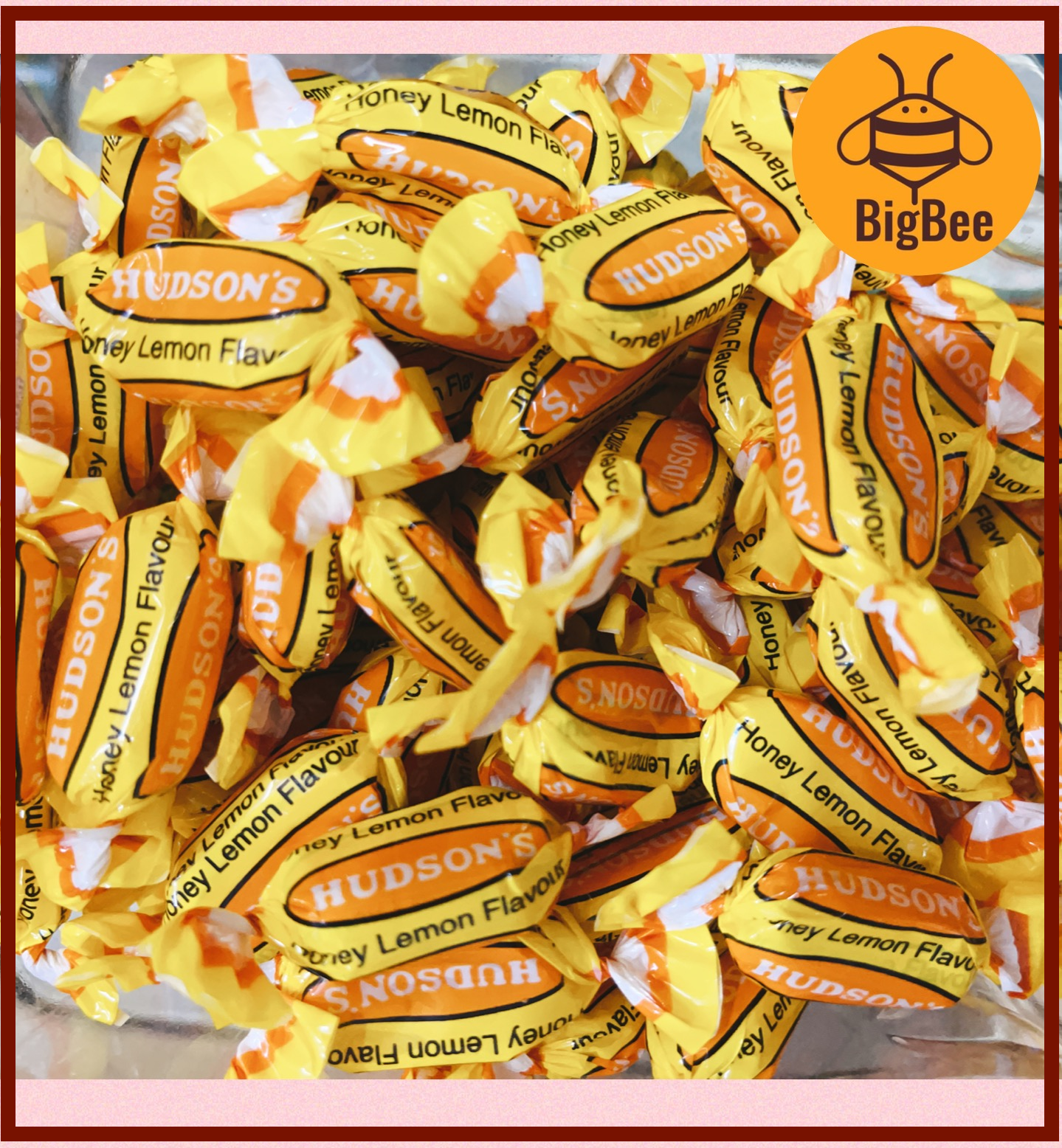 Hudson's Candy Classic / Honey Lemon / Lime / Wild Cherry - 200g x 500g