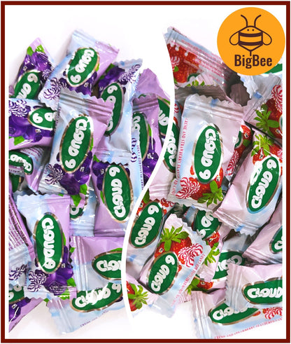 Cloud 9 Candy  - 200g/500g Blueberry / Strawberry / Lemon Iced Tea / Chocolate Chews / Butter Caramel / Milk / Dynamite