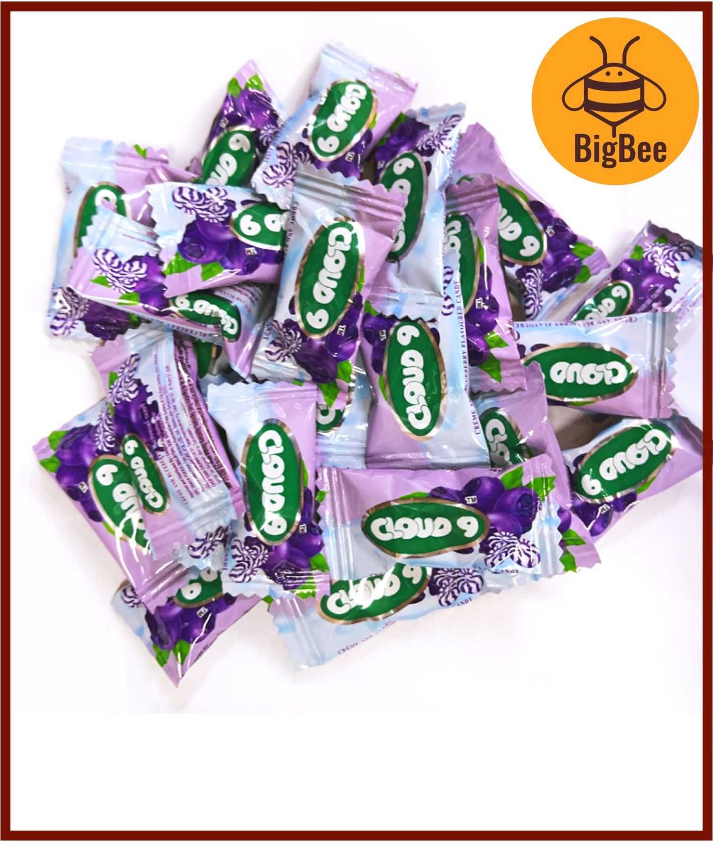 Cloud 9 Candy  - 200g/500g Blueberry / Strawberry / Lemon Iced Tea / Chocolate Chews / Butter Caramel / Milk / Dynamite