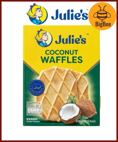 Julie's Sandwich Waffles Crackers Oat 25 Biscuit Series - Butter Crackers / Peanut Butter / Cheese / Lemon / Dark Choco