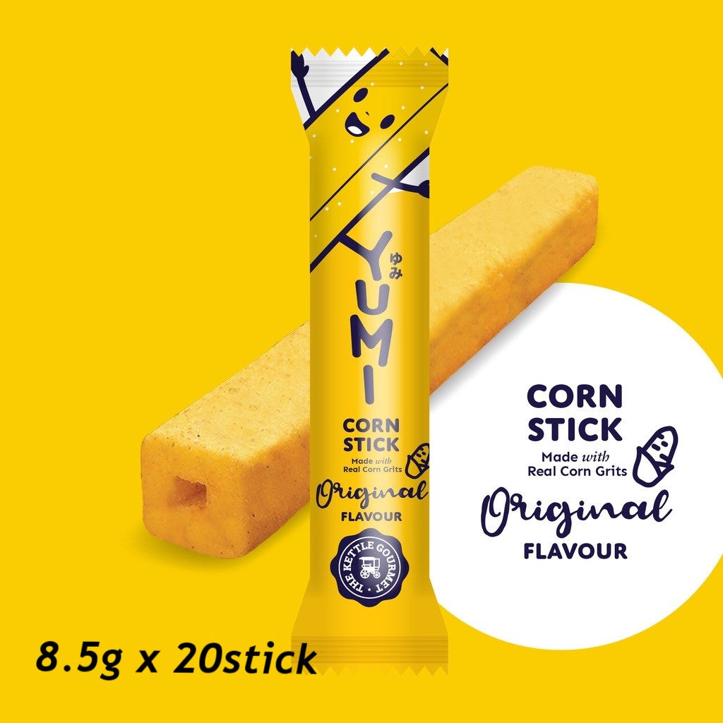 Yumi Corn Stick - 8.5g x 20stick Original / BBQ Chicken / Cheese Assorted Flavours Yumi Keropok Jagung Stick