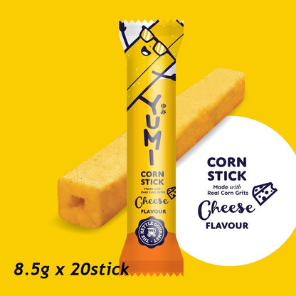 Yumi Corn Stick - 8.5g x 20stick Original / BBQ Chicken / Cheese Assorted Flavours Yumi Keropok Jagung Stick