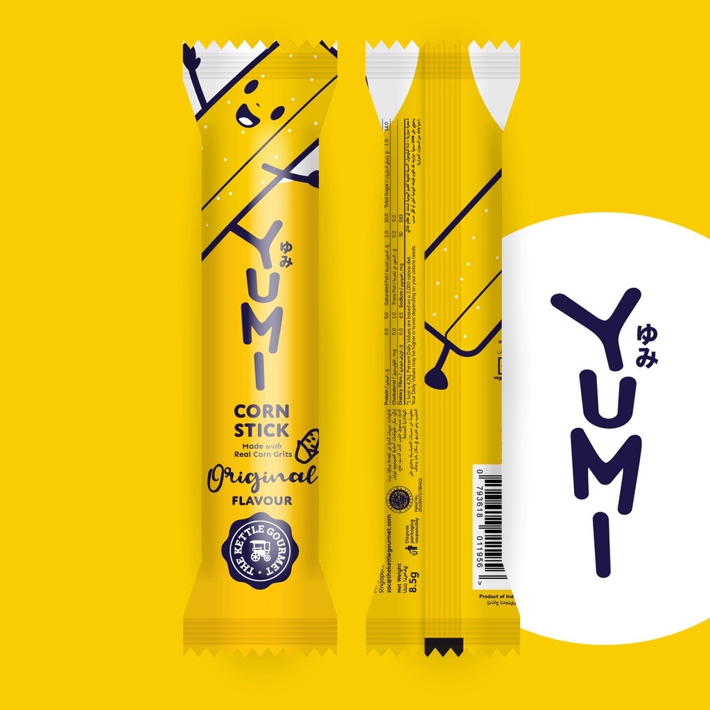 Yumi Corn Stick - 8.5g x 20stick Original / BBQ Chicken / Cheese Assorted Flavours Yumi Keropok Jagung Stick