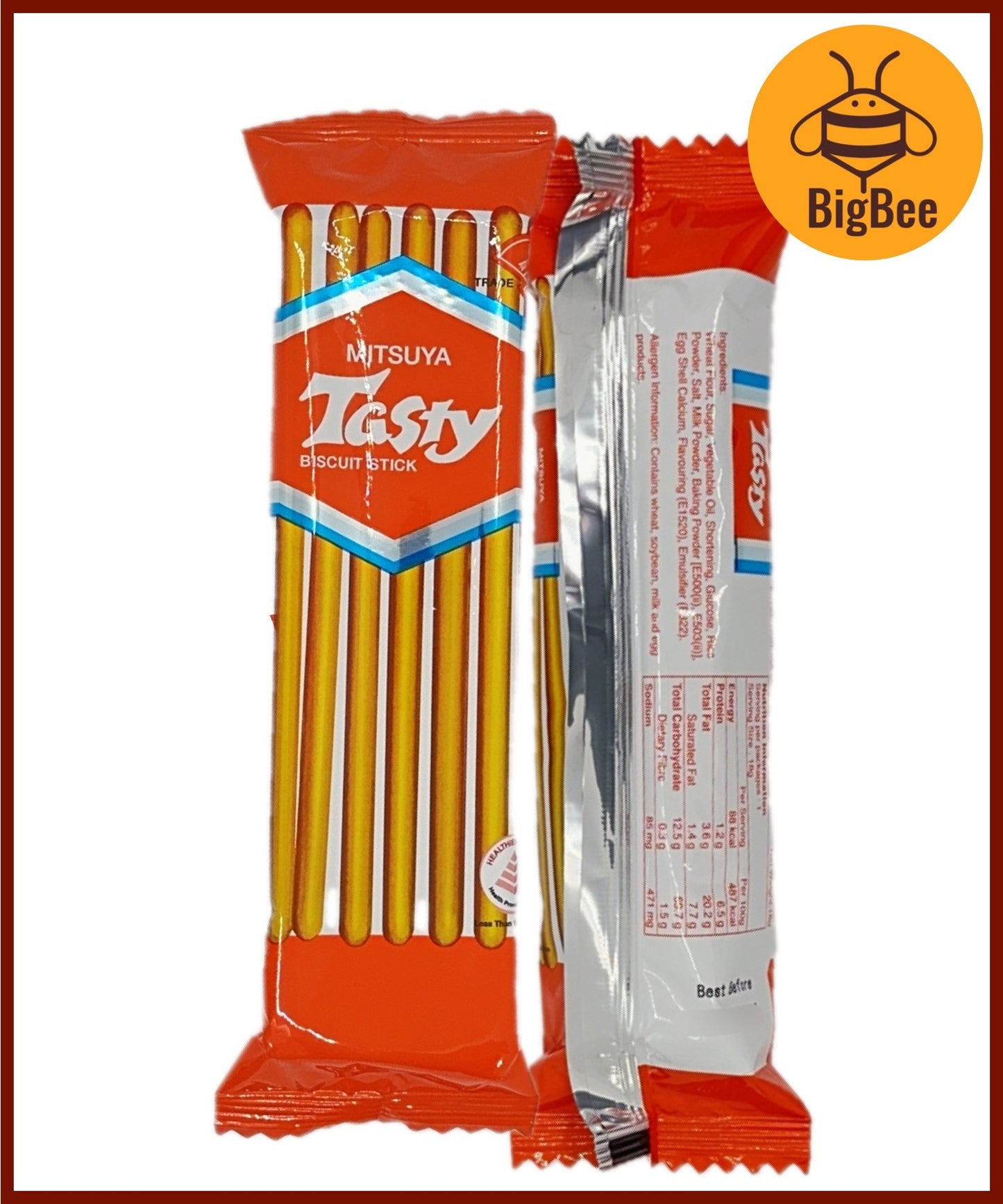 Mitsuya Tasty Biscuit Sticks - 18g/pack  Mitsuya Tasty Biscuit Sticks - 40g/pack