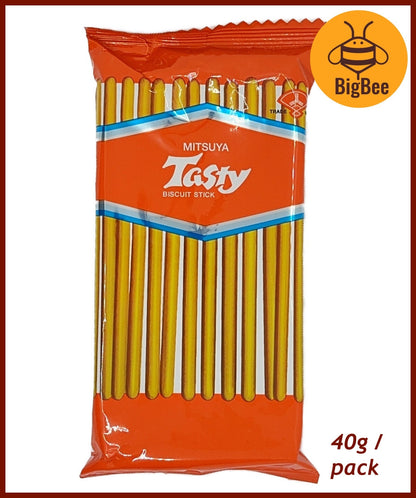 Mitsuya Tasty Biscuit Sticks - 18g/pack  Mitsuya Tasty Biscuit Sticks - 40g/pack