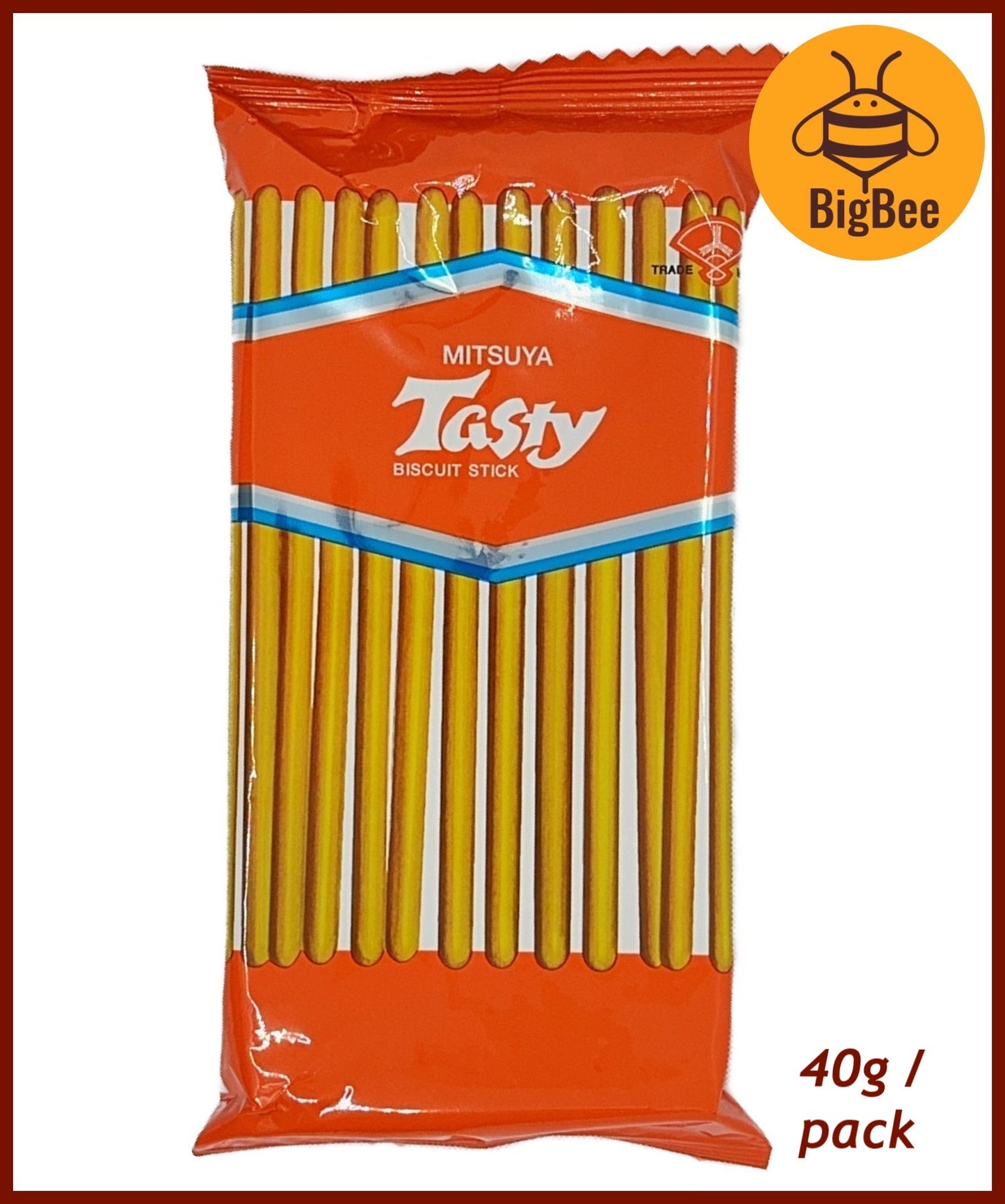 Mitsuya Tasty Biscuit Sticks - 40g/pack Tasty Biscuit Sticks Traditional Old School Snack