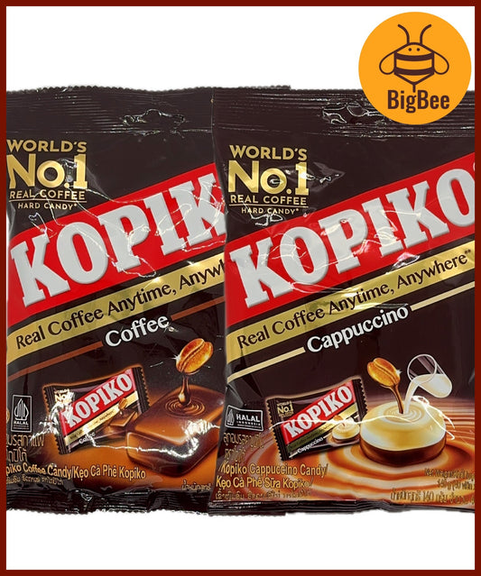 Kopiko Candy - 140g/pkt (Halal) Kopiko Coffee / Kopiko Cappuccino 140g (40's x 3.5g)