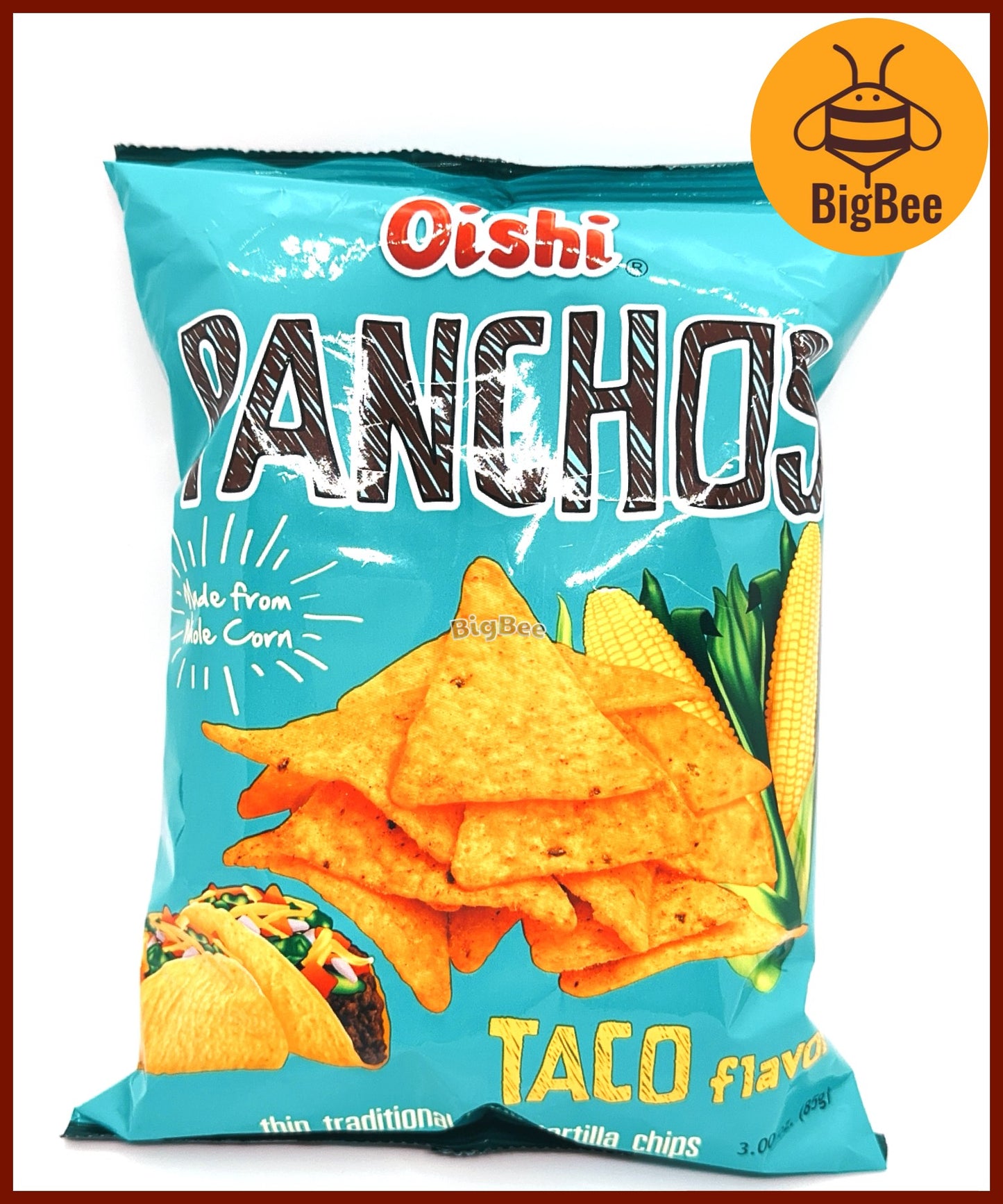 Oishi Pillows Chocolate Filled Crackers, Prawn Crackers, Panchos Nacho Cheese/Taco/BBQ, Oheya! Multi Grain, Potato Fries