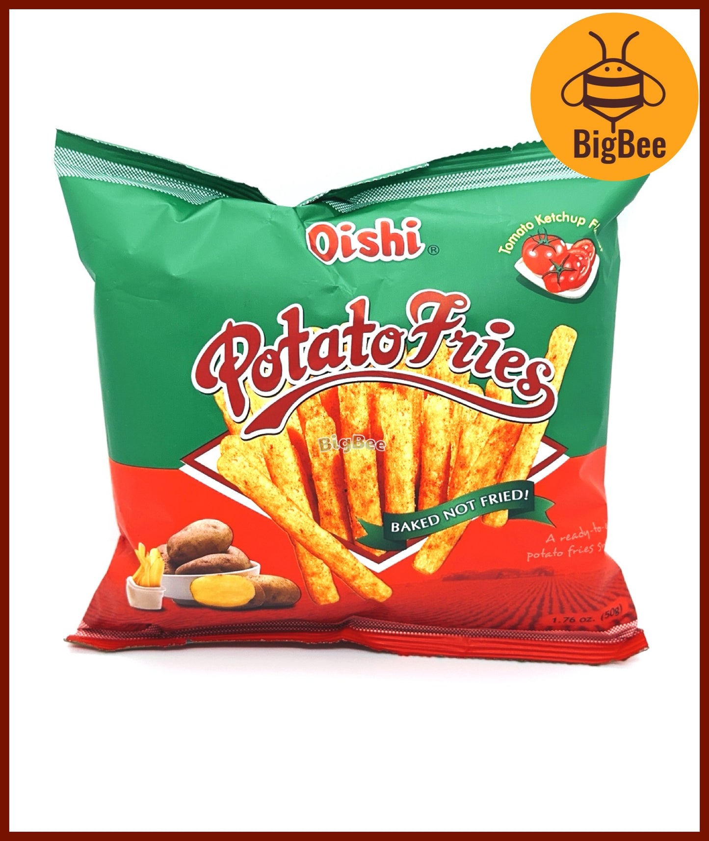 Oishi Pillows Chocolate Filled Crackers, Prawn Crackers, Panchos Nacho Cheese/Taco/BBQ, Oheya! Multi Grain, Potato Fries