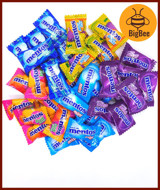 Mentos Chewy Dragees - 200g / 500g Mentos Candy Mint / Menthol Mint / Grape / Fruit / Sour Mix Fruit