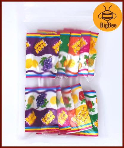 Win Pops Lollipop - 7g~ x 10pcs Assorted Flavours Strawberry Orange Pineapple Lemon Blackcurrant 晶晶棒 棒棒糖
