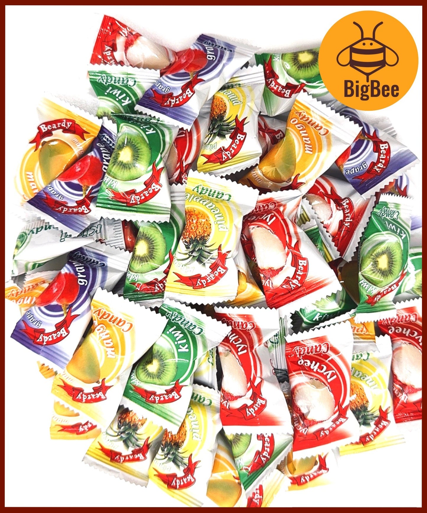 Beardy - 200g / 500g per pack Great Monster Candy Monster Mixed Fruits / Mix Fruit / Cola Candy