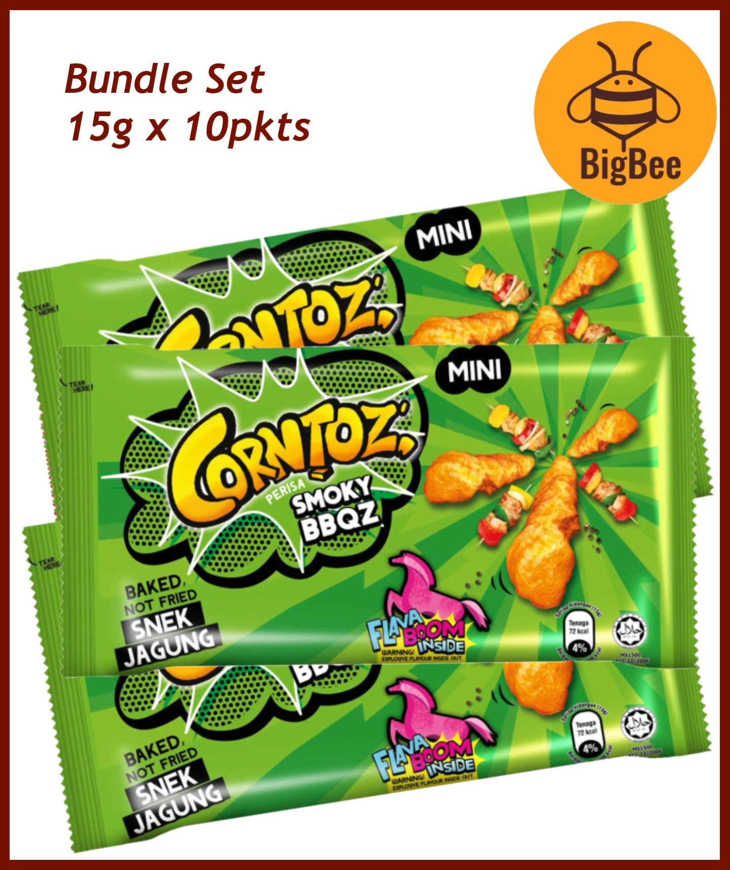 [Bundle 10pkts] Super Ring Cheese Balls Chicken Ring Mi-Mi Prawn Mi Mi Garlic Tam Tam Corntoz Rostik Mamee Shoyuemi Bika