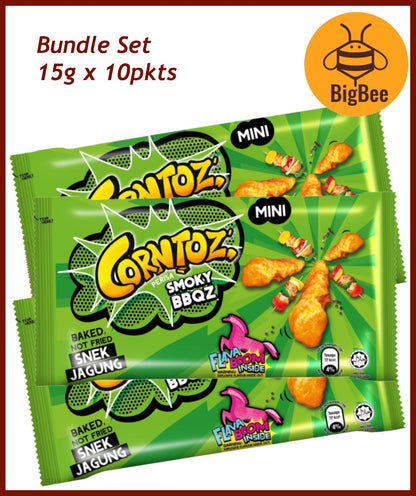 [Bundle 10pkts] Super Ring Cheese Balls Chicken Ring Mi-Mi Prawn Mi Mi Garlic Tam Tam Corntoz Rostik Mamee Shoyuemi Bika