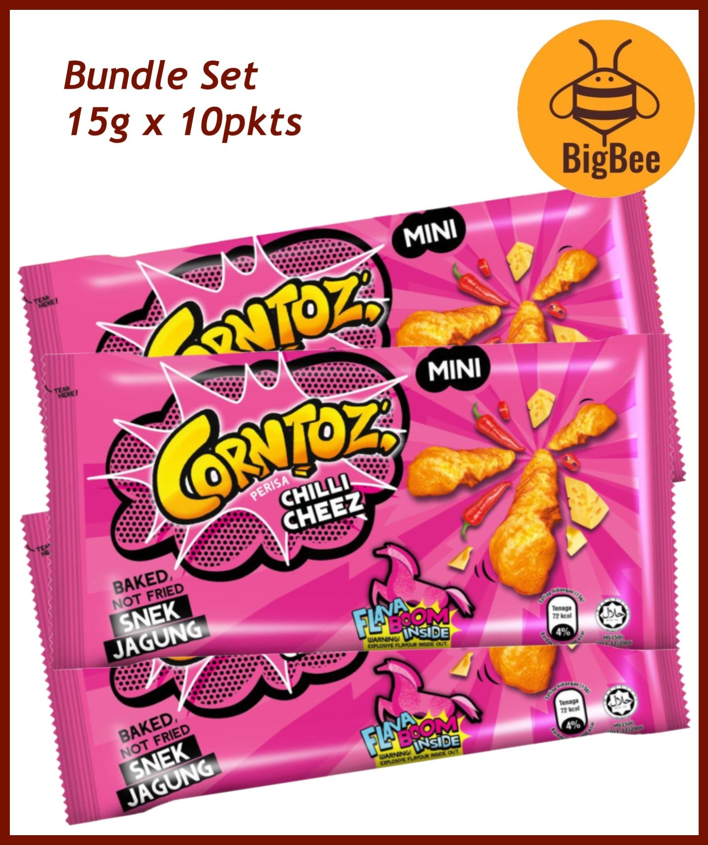 [Bundle 10pkts] Super Ring Cheese Balls Chicken Ring Mi-Mi Prawn Mi Mi Garlic Tam Tam Corntoz Rostik Mamee Shoyuemi Bika
