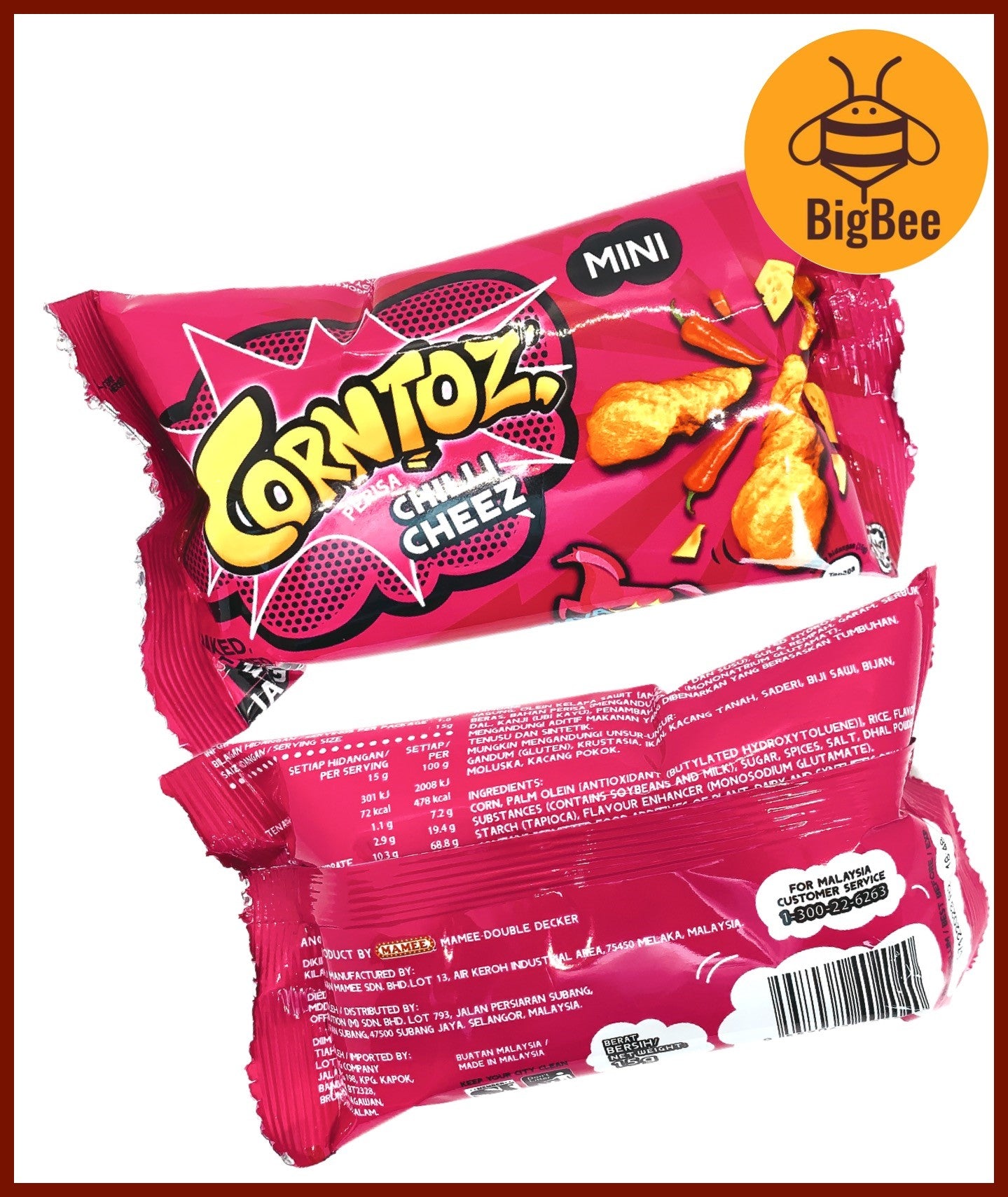 [Bundle 10pkts] Mini Corntoz / Mamee Monster Noodles / Mini Double Decker Chili Cheez Hotz Spicy BBQ Chicken Prawn Chees
