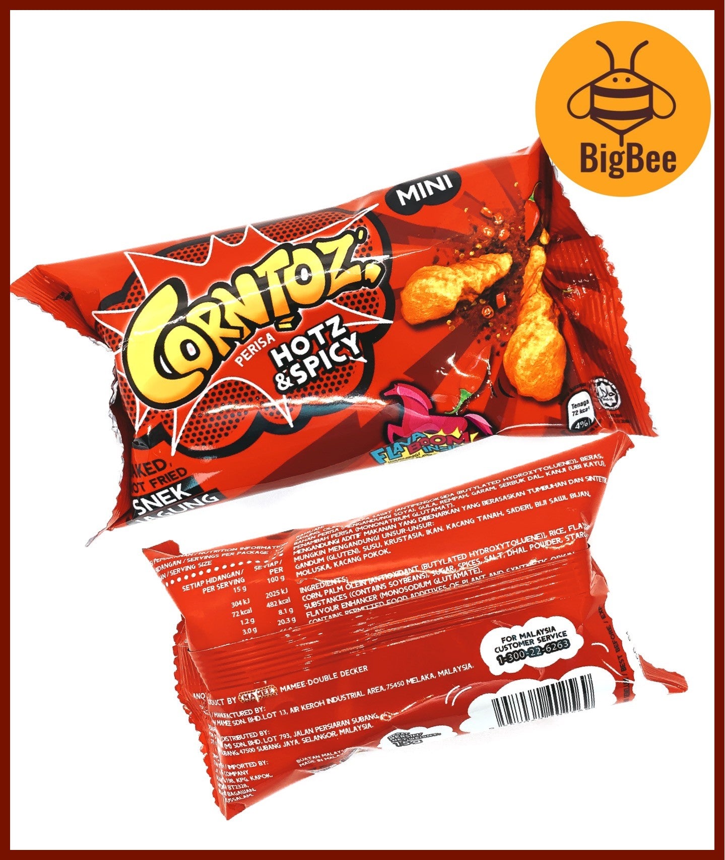 [Bundle 10pkts] Mini Corntoz / Mamee Monster Noodles / Mini Double Decker Chili Cheez Hotz Spicy BBQ Chicken Prawn Chees