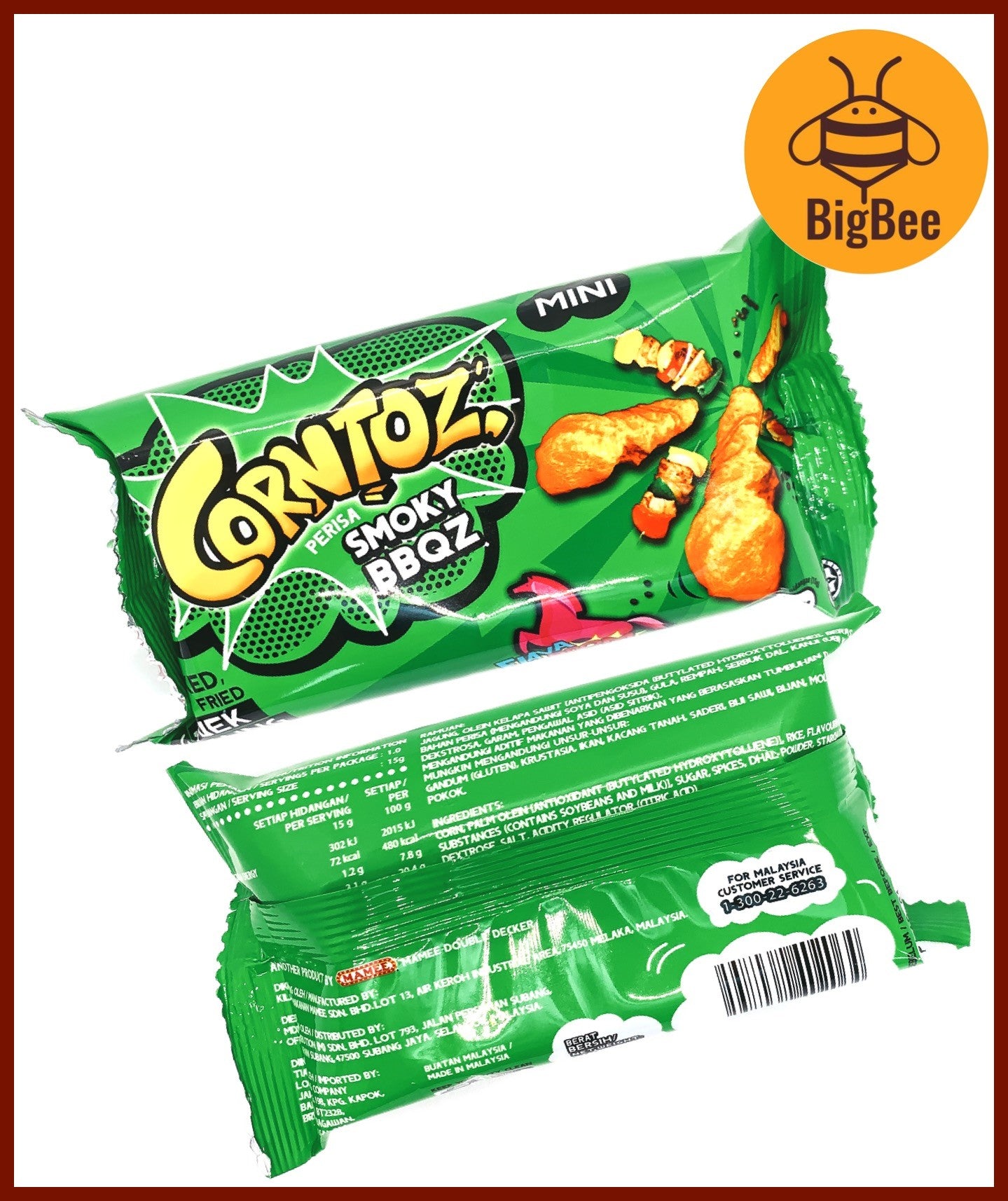 [Bundle 10pkts] Mini Corntoz / Mamee Monster Noodles / Mini Double Decker Chili Cheez Hotz Spicy BBQ Chicken Prawn Chees