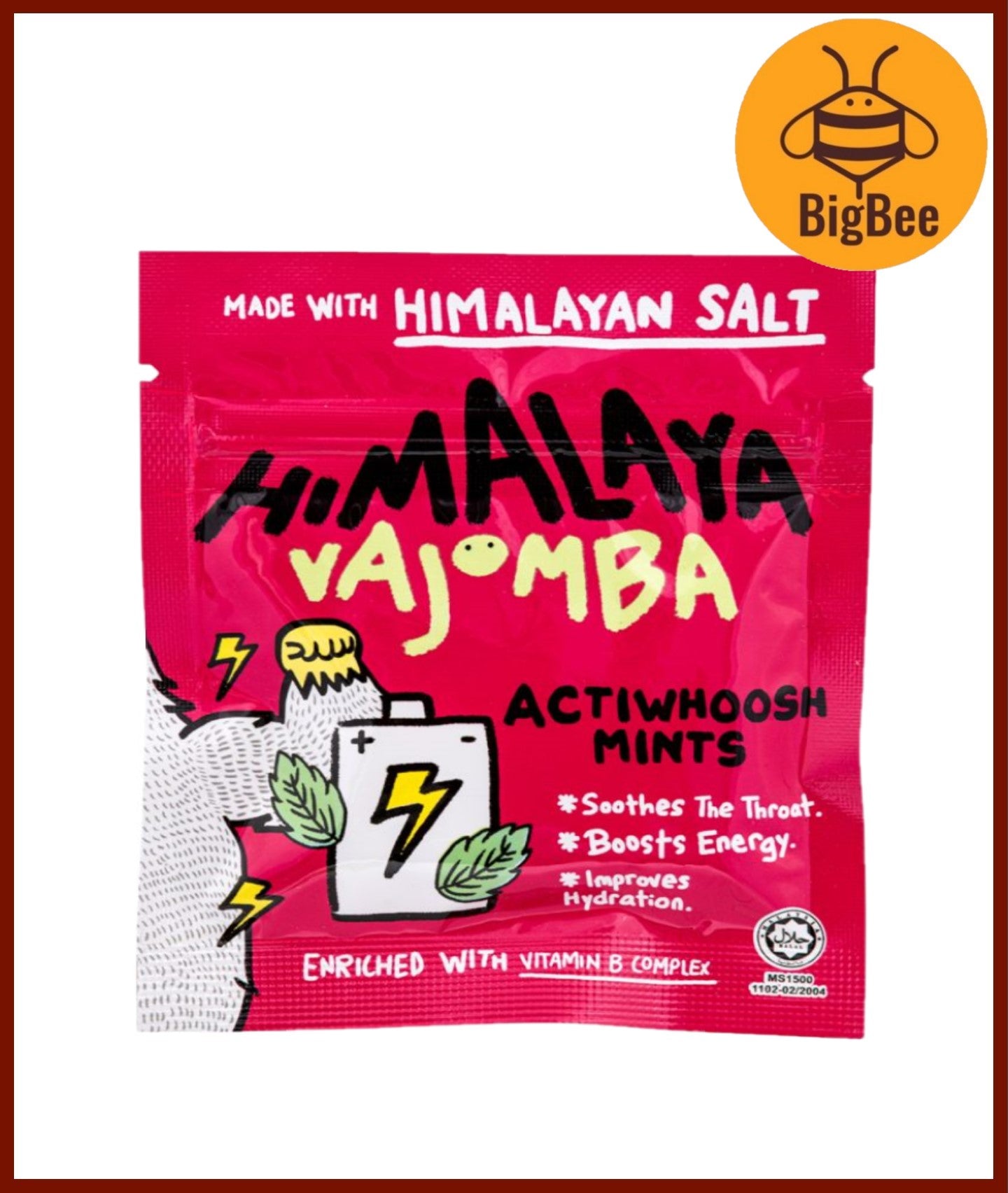 Himalaya Salt Sports Candy - 15g-25g/pkt Lemon/Ginger Lemon/Honey Lime/Peppermint/Honey Lemon/Berry Sakura/Altice Fresh