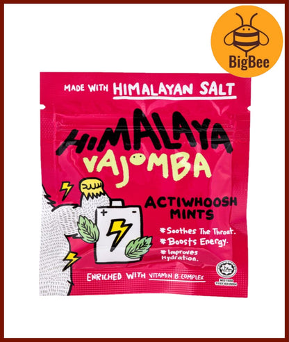 Himalaya Salt Sports Candy - 15g-25g/pkt Lemon/Ginger Lemon/Honey Lime/Peppermint/Honey Lemon/Berry Sakura/Altice Fresh