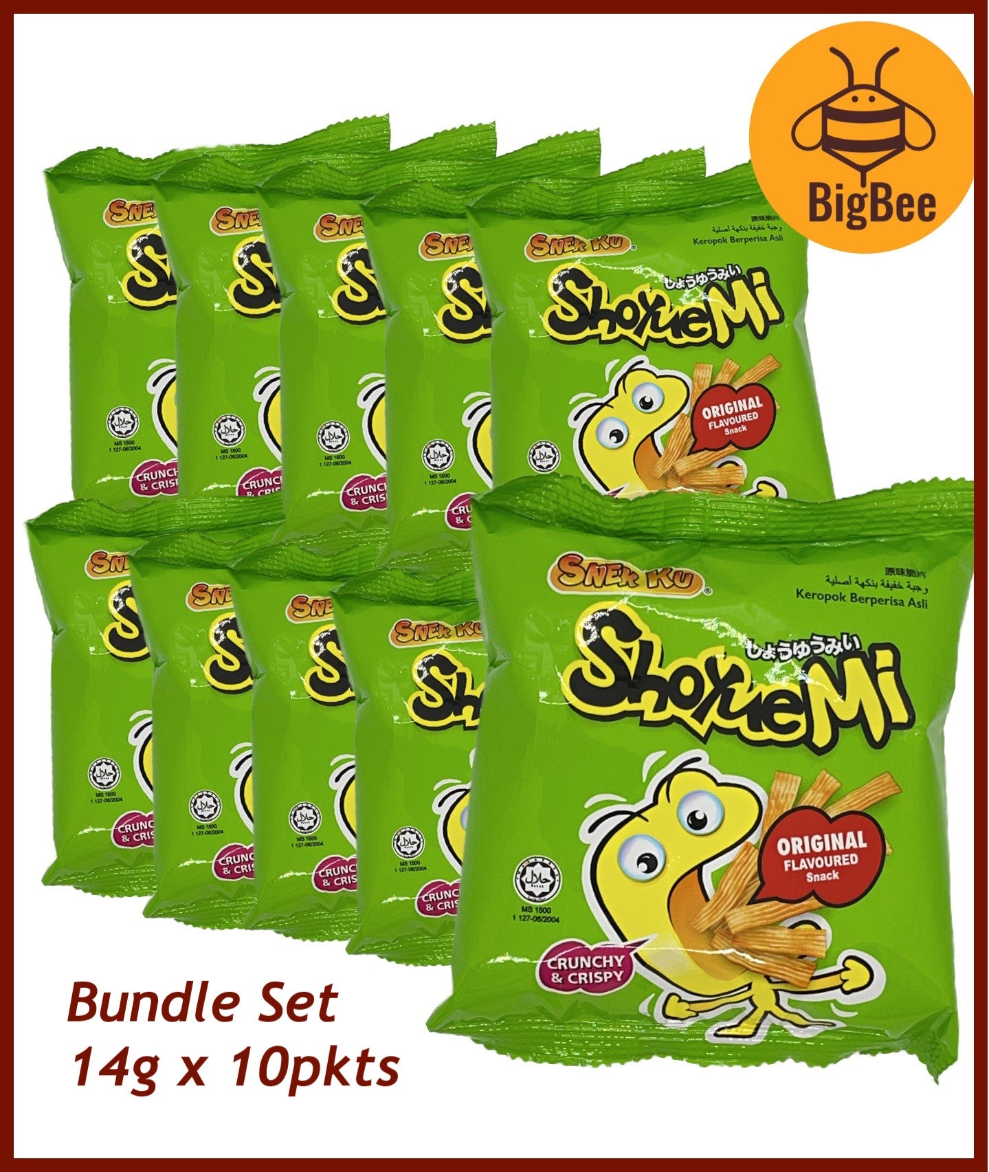 [Bundle 10pkts] Super Ring Cheese Balls Chicken Ring Mi-Mi Prawn Mi Mi Garlic Tam Tam Corntoz Rostik Mamee Shoyuemi Bika