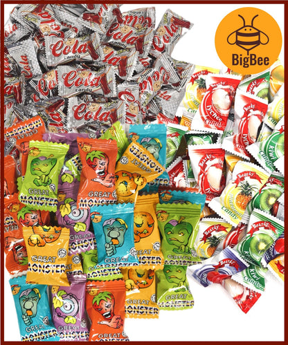 Beardy - 200g / 500g per pack Great Monster Candy Monster Mixed Fruits / Mix Fruit / Cola Candy