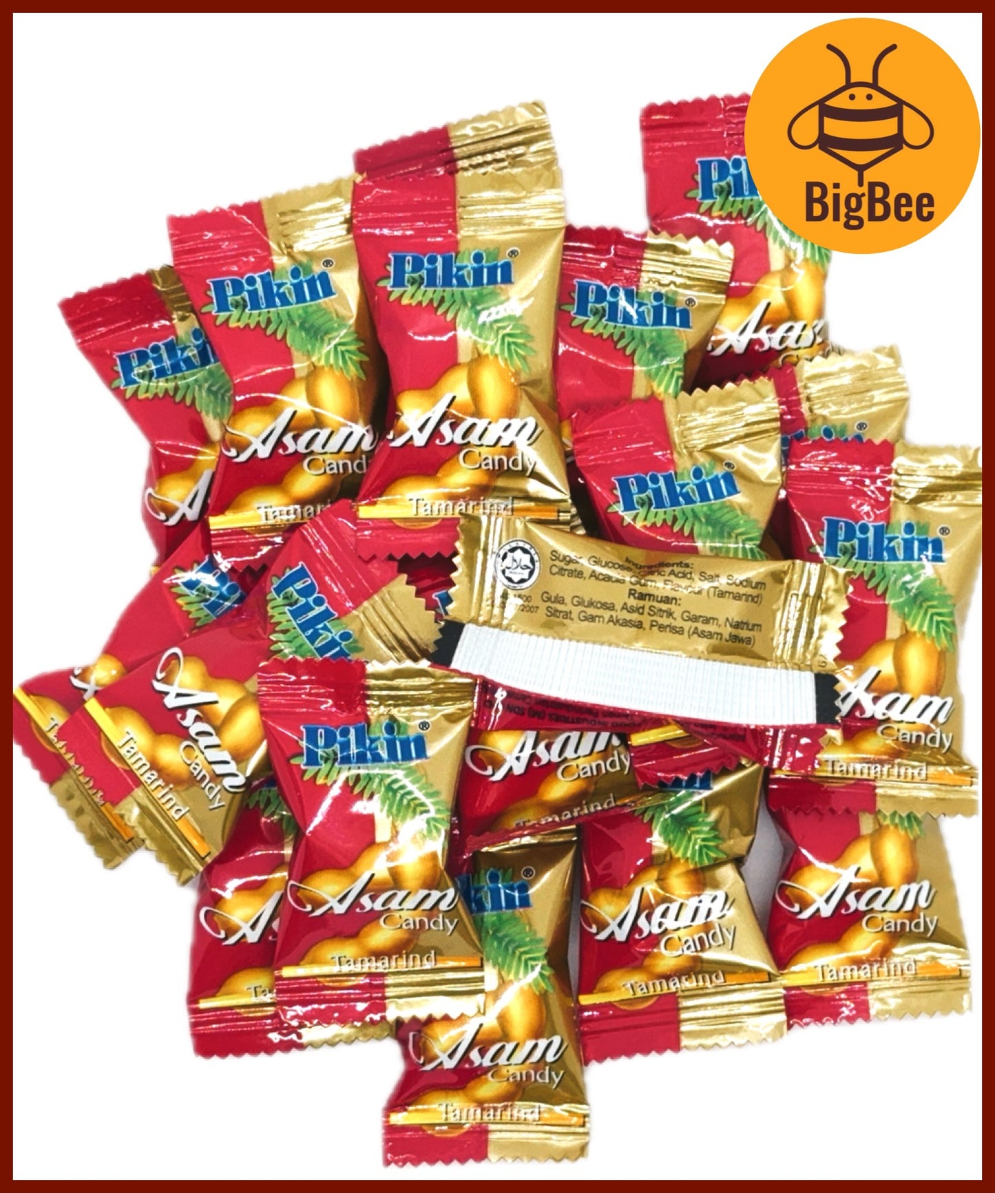 Pikin Candy-50g Pikin Plum Candy / Blueberry Candy / Assam Candy / Plum Tablet / Blueberry Tablet / Asam Tamarind Candy
