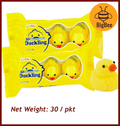 Beardy 3D Marshmallow - 30g/pkt  Duckling / Panda