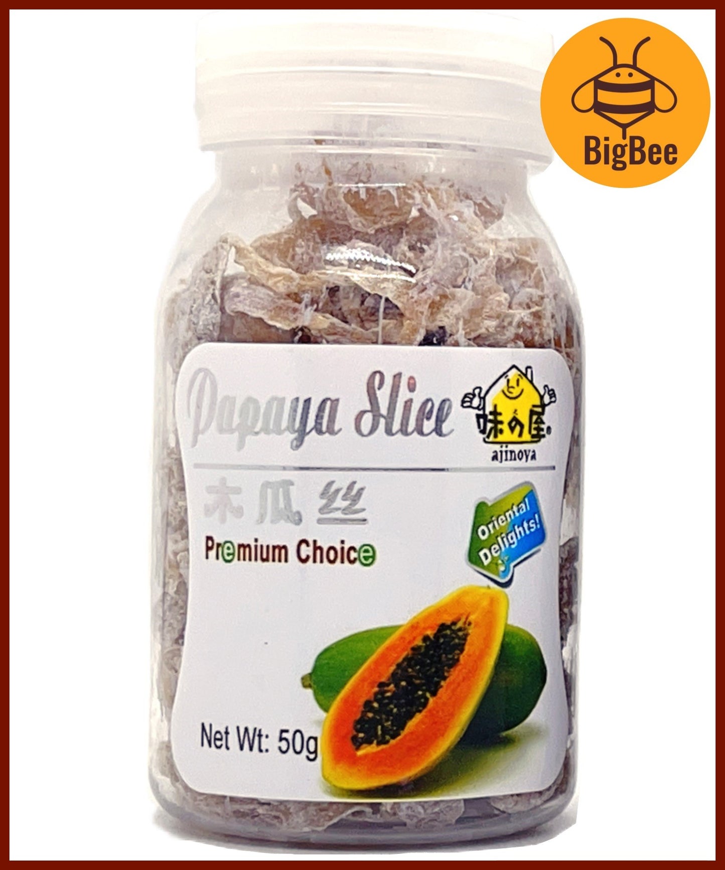 Ajinoya Preserved Fruit-Citron Fruits(60g) / Pakson Fruits(80g) / Papaya Slice(50g) / Kumquat Dice(80g) 佛手香櫞/八仙果/木瓜丝/盐金枣