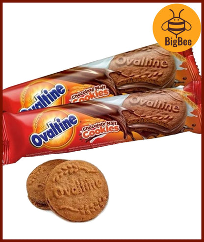 Ovaltine Chocolate Malt Cookies - 30g x 12pkts / 24g x 12pkts / 130g/Slug Sandwich Cookies with Chocolate Malt Cream