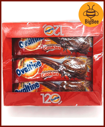 Ovaltine Chocolate Malt Cookies - 30g x 12pkts / 24g x 12pkts / 130g/Slug Sandwich Cookies with Chocolate Malt Cream