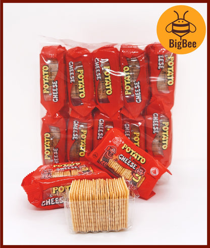 Leo Brand - 36gx10 (360g/pkt) Potato & Cheese Biscuits / Leo Brand Vegetable Brittle (Halal) OnlyOne Vegetable Brittle