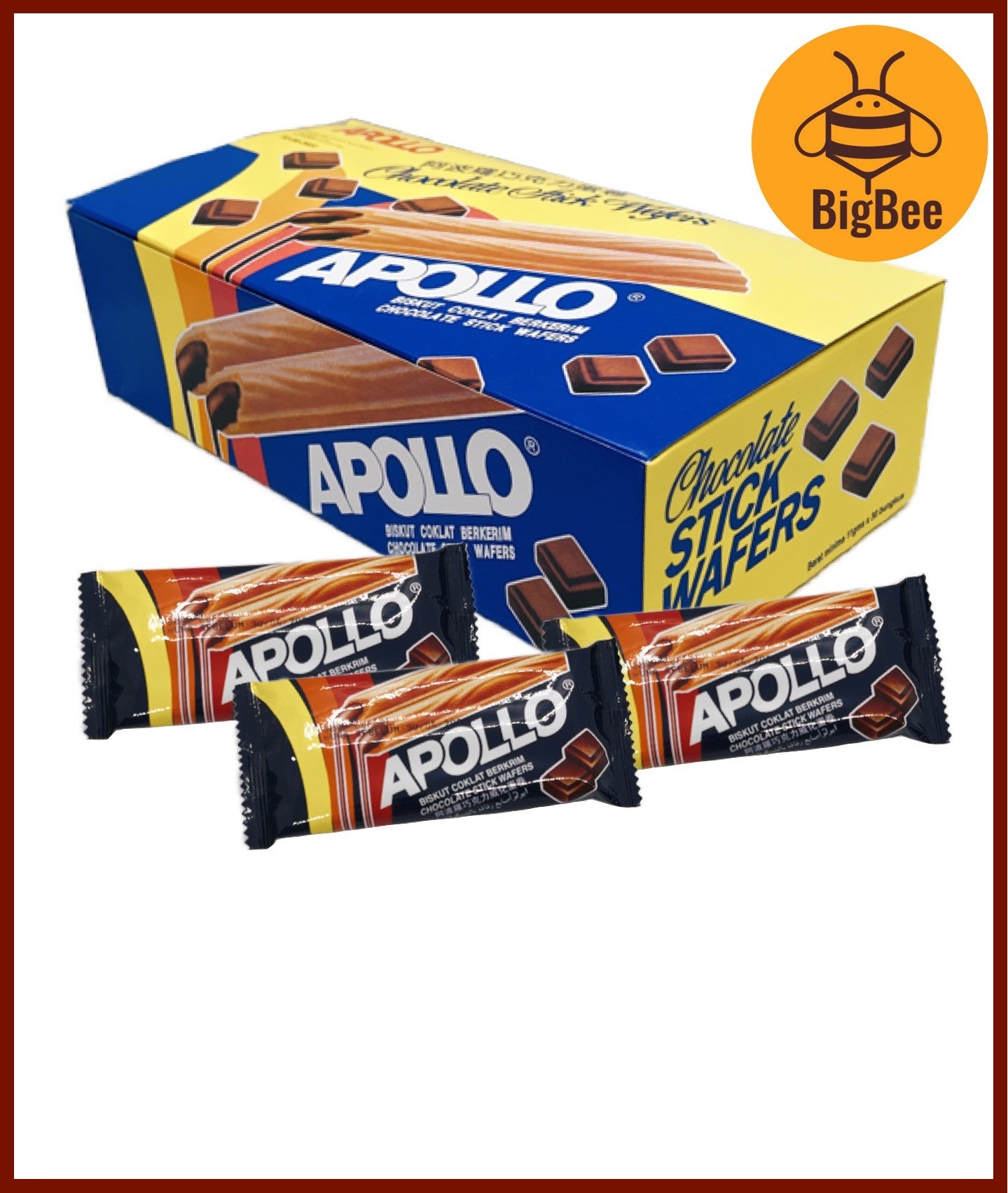 Apollo Stick Wafers - 11g x 10pkts / 11g x 30pkts Apollo Chocolate Sticks / Strawberry Sticks