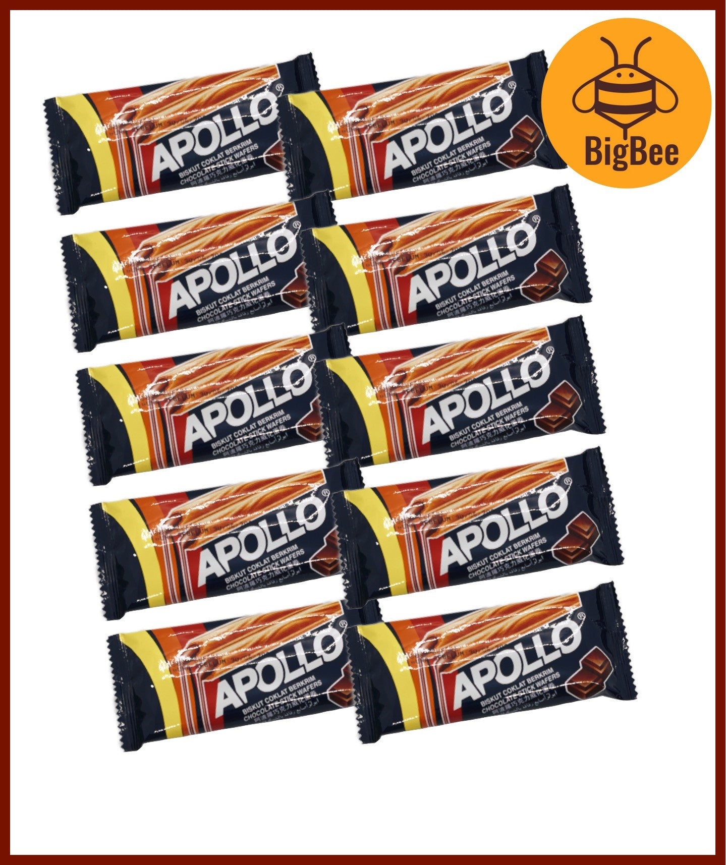 Apollo Stick Wafers - 11g x 10pkts / 11g x 30pkts Apollo Chocolate Sticks / Strawberry Sticks