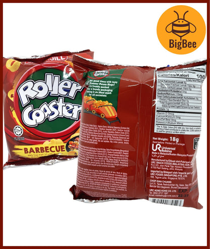 Jack n Jill Roller Coaster - 15-18g x 5pkt Cheese / BBQ Flavour Jack 'n Jill Barbecue / Cheese Flavour Potato Rings