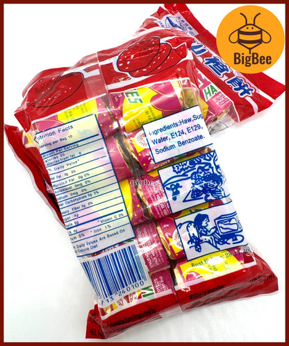 Train Brand Haw Flakes - 70g/pkt (10pcs) Mini Rolls Haw Flakes (Halal) 火车牌 山楂饼 火车牌 山楂片